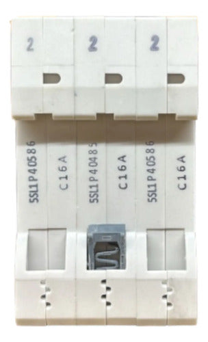 Disjuntor Tripolar 16a Curva C 5sl1316-7mb Siemens
