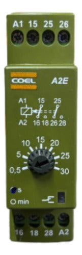 Rele De Tempo A2e 30 Seg 220vca A2e-dfs-p Coel
