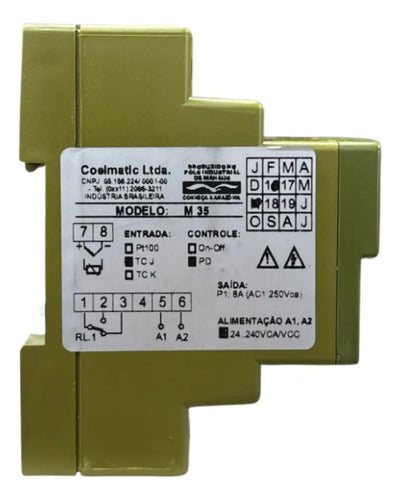 Controlador De Temperatura M35 M35wrj3pp 24/240vca Coel 24/240vca