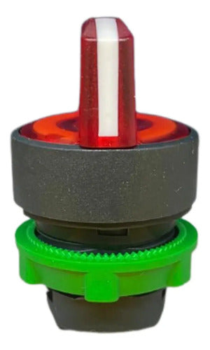 Cabeçote P/ Chave Seletora Luminosa 22mm Zb5ak1543 Schneider Vermelho 0