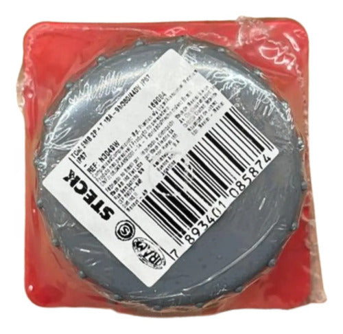 Tomada Emb N3049w 2p+t 16a 380/440v 9h Vermelha Steck Vermelho