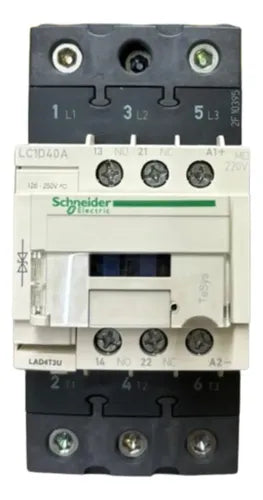 Contator 3p Tesys 40a 1na+1nf 220vcc Lc1d40amd Schneider 220vcc