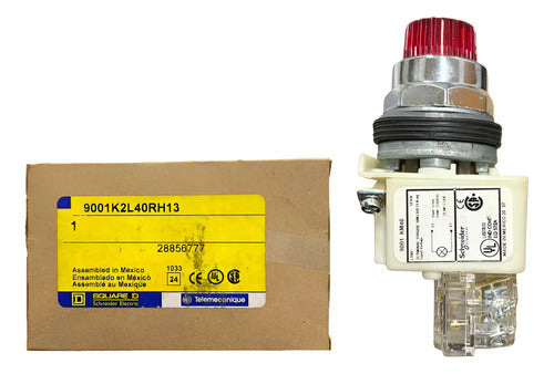 Botao 30mm Metalico Salient Lumin Al 9001k2l40rh13 Schneider