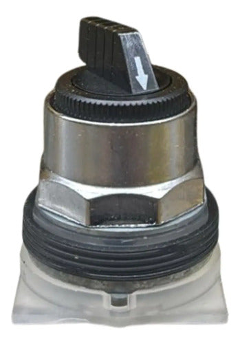 Comutador 30mm Metálico 2 Posições 9001ks34bh13 Schneider Preto 1naf