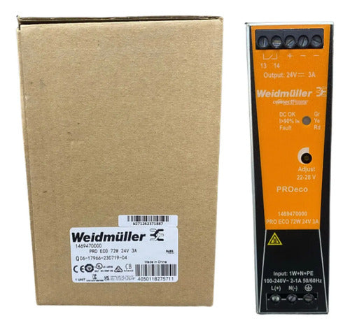 Fonte Chaveada 24v 3a 1469470000 Weidmuller