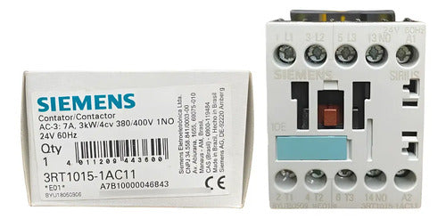 Contator 3rt1015-1ac11 7a 24v 60hz Siemens 24v