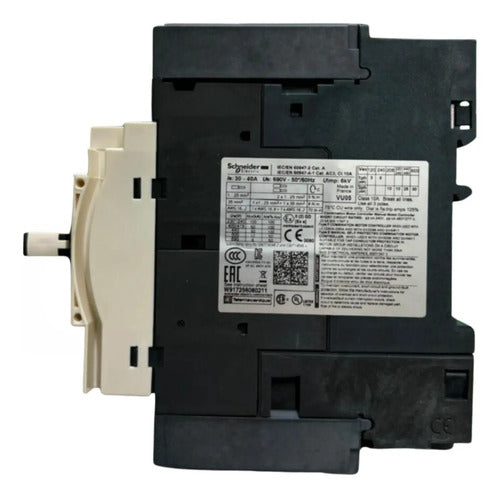 Disjuntor Motor Termomagnético 30-40a 3p Gv3p40 Schneider