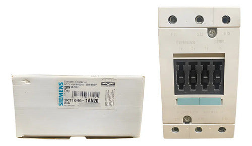 Contator Tripolar Ca-3 45 Kw 95a 220v 3rt1046-1an20 Siemens 220