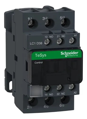 Contator 3p Tesys 38a 1na+1nf 220vca Lc1d38m7 Schneider 220v