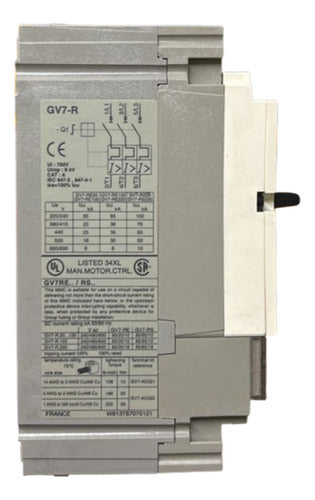 Disjuntor Tesys Gv7 60-100a Gv7rs100 Schneider - 50-60 Hz