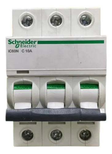 Disjuntor Acti9 Ic60n 3p 10a Curva C A9f74310 Schneider