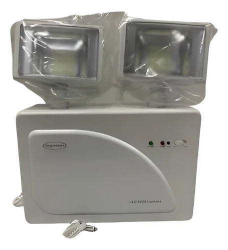 Luminária De Emergência 3000lm Led Autônoma Segurimax Branco