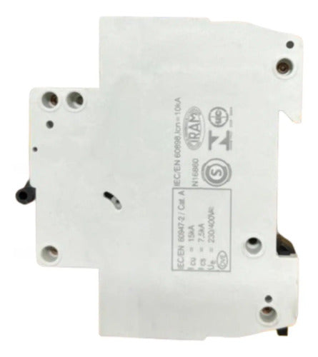 Kit Com 3 Peças: Disjuntor Unipolar Faz-c20 20a Moeller