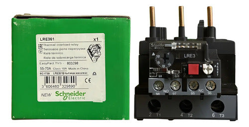 Relé De Sobrecarga Térmica Lre361 55-70a Schneider 690v