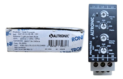 Relé Proteção Rst 22-24-26-28 - Mm 220vca Altronic Novo!!