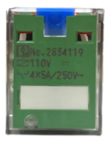 Rele Plugável Rel-ir/ldp-110dc/4x21au 2834119 Phoenix Novo! 110v