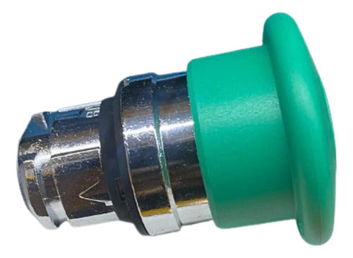 Cabeçote Para Botão Ø22mm Metálico Zb4bt3 Schneider Verde -