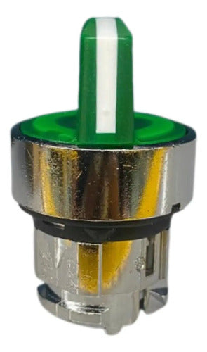 Cabeçote Para Comutador Luminoso Ø22mm Metálico Zb4bk1233 Verde