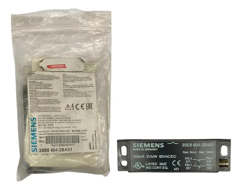Chave De Segurança Magnetica 0,4a 2nf 3se6604-2ba01 Siemens