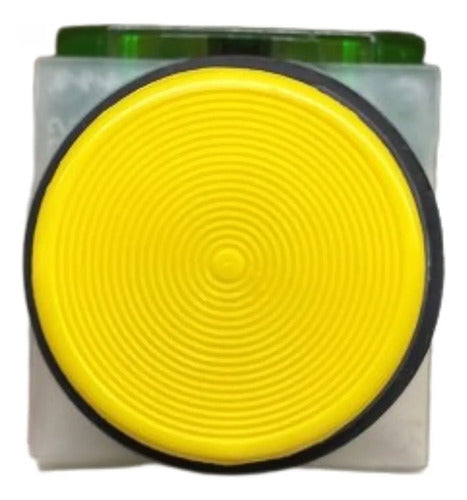 Botão 30mm Metálico 9001kr24yh5 Amarelo Schneider Amarelo -