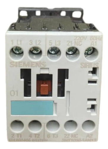 Contator 3rt1016-1an12 9a 220v Siemens 220v