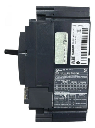 Disjuntor Tripolar 50a Nsx100n-ma50 Lv429751 Schneider