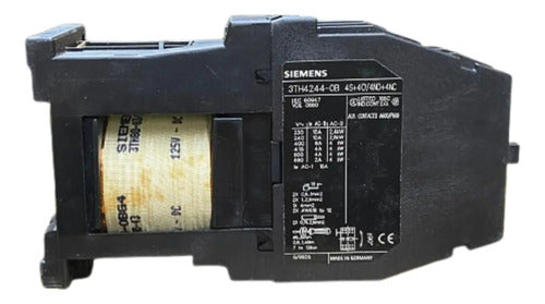Contator Auxiliar 3th2444-0bg4 4no + 4nc 125v Siemens 127v