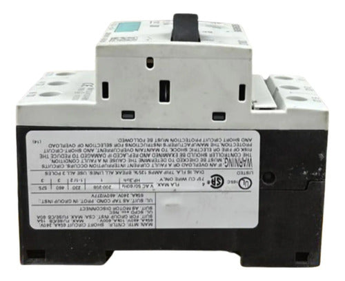 Disjuntor Motor 3rv1011-1ea10 2,8-4,0a Siemens Não Informado 50/60hz