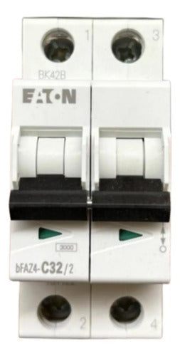Kit C/ 2 Peças: Disjuntor Bipolar Bfaz4-c32/2 32a Eaton -
