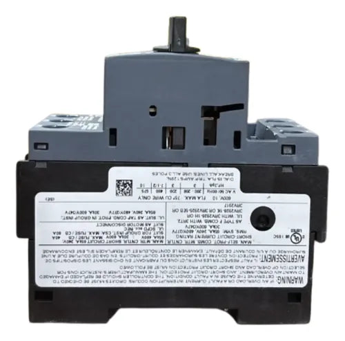 Disjuntor Motor 3rv2011-1ja15 7,0-10,0a 1na + 1nf Siemens Não Informado 50/60