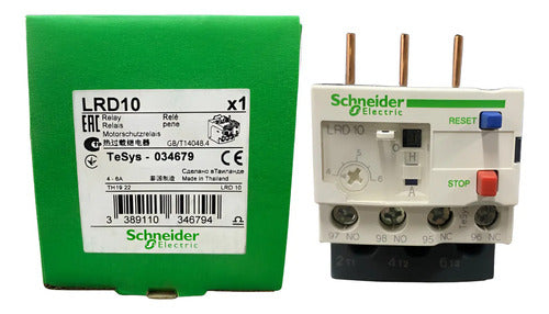 Relé De Sobrecarga Térmica 4-6a 1na+1nf Lrd10 Schneider 690v