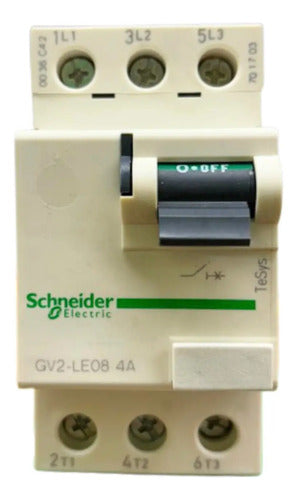 Disjuntor Motor Magnético 4a Gv2le08 Schneider