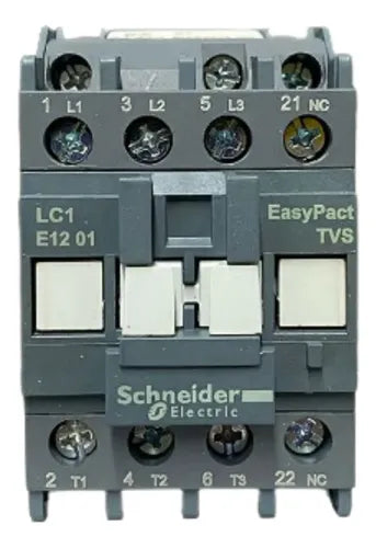 Contator 3p Easypact Tvs 12a 1nf 24vca Lc1e1201b7 Schneider 24v