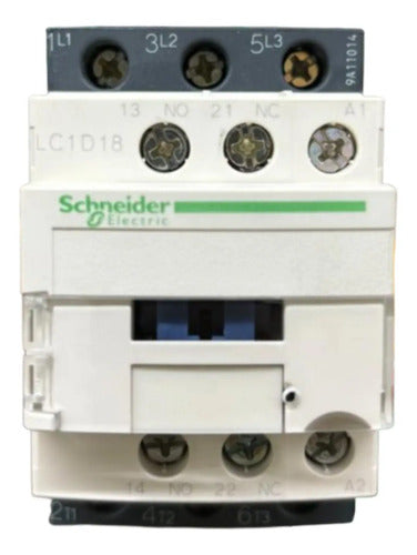 Contator Tripolar 18a 1na+1nf 220vca Lc1d18m7 Schneider 220 Vca