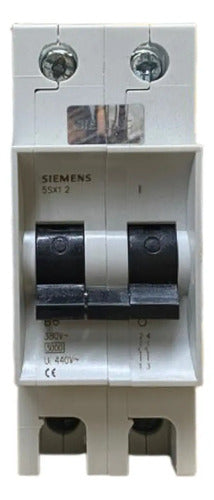 Disjuntor Termomagnético 2p 5sx1206-6 6a Siemens
