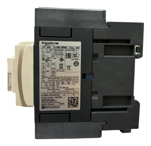 Contator Tesys 3p 40a Ac-3 24vca 1na+1nf Lc1d40ab7 Schneider 24v