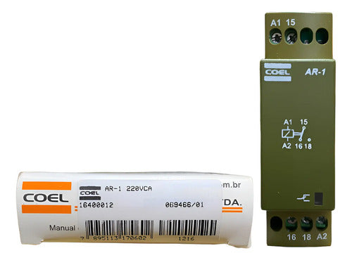 Rele Auxiliar Ar-1 220vca Coel 220vca
