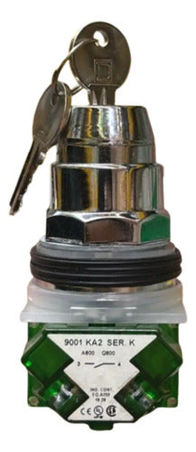 Comutador 30mm Metálico 9001ks11k1h5r 2 Posições Schneider