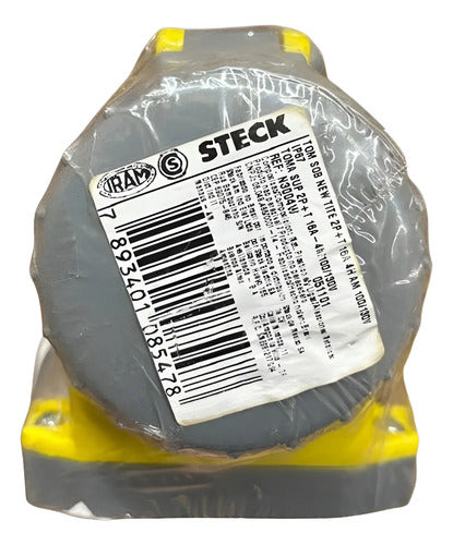 Tomada Sob N3004w 2p+t 16a 4h 100/130v Amarelo Steck Amarelo