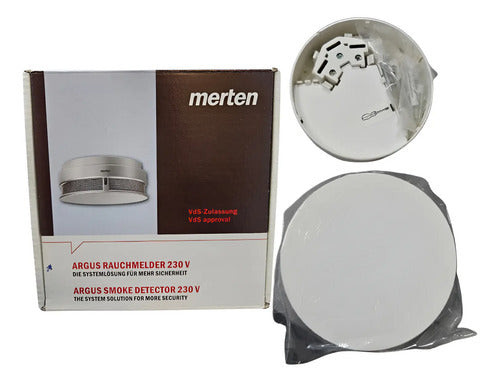 Detector De Fumaça Argus 230v 547520 + Relé 548001 Branco