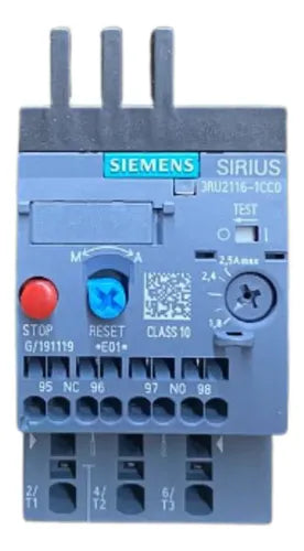 Relé De Sobrecarga 3ru2116-1cc0 1,8-2,5a Siemens 690v