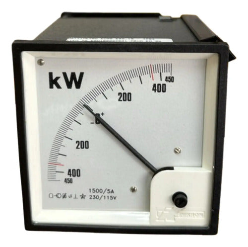 Wattimetro Ew96 Esq. 19 Ip54 1500/5a 230/115v Trmv Kron