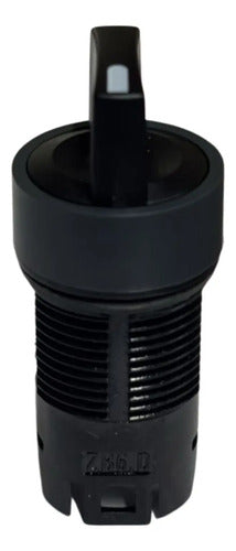 Kit Com 2: Cabeçote Para Comutador 16mm Zb6ad24 Schneider Preto 0