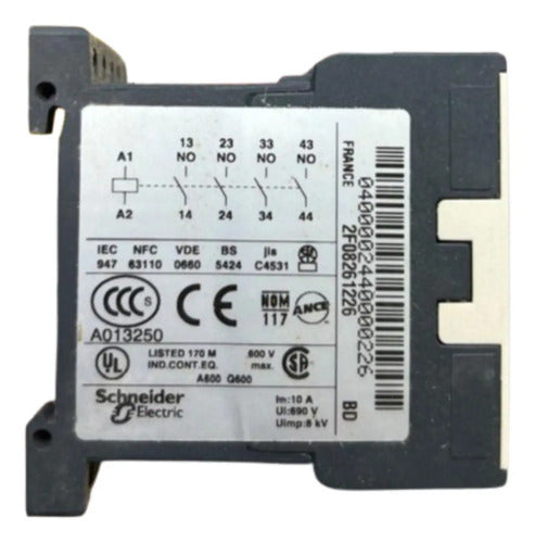 Contator Auxiliar Tesys K 4na 24vcc Ca3kn40bd Telemecanique 24vcc