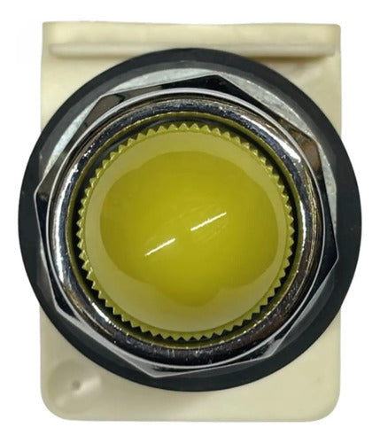 Sinaleiro 30mm Metálico 9001kp35lyy9 Amarelo Schneider Amarelo 24vca Cc