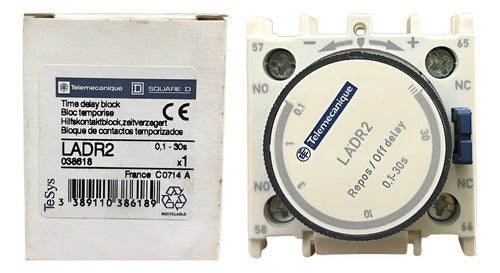 Bloco De Contato Auxiliar Ajuste 1-30s Ladr2 Telemecanique 690v