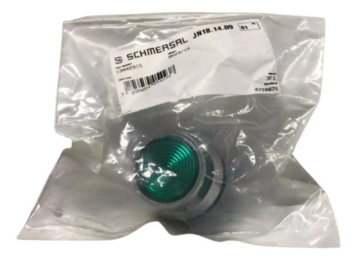 Botão Bgz3/15 Iluminado Verde 30 Mm Com Guarda Ace Schmersal
