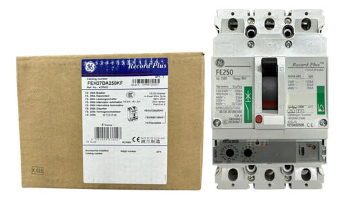 Disjuntor Tripolar 250a 80ka Feh37da250kf GE