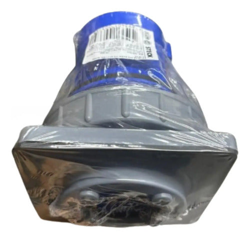 Plug Fix De Embutir 2p+t 63a 200/250v 6h Azul S3536w Steck Azul