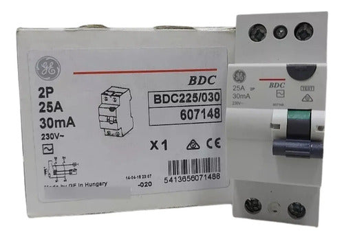 Idr Diferencial Residual 2p 25a 30ma Bdc225/030 607148 GE